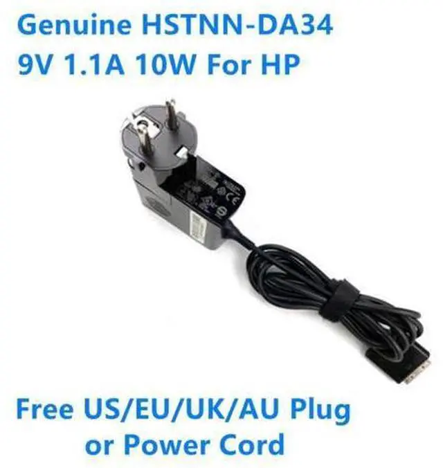 Main image of HSTNN-DA34 9V 1.1A 10W HSTNN-LA34 805289-003 AC Power Adapter For HP ElitePad 900 G1 1000 G2 Tablet Laptop Charger