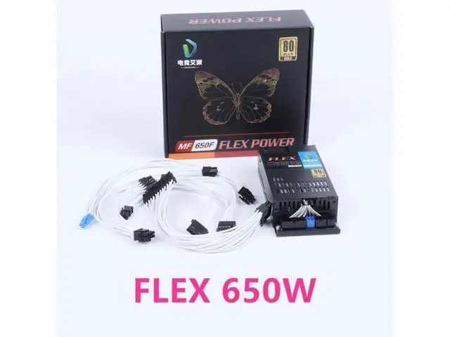 Alt view image 4 of 6 - PSU For Dianjipa 80plus gold Flex Itx Small 1U K39 650W Switching Power Supply MF 650F