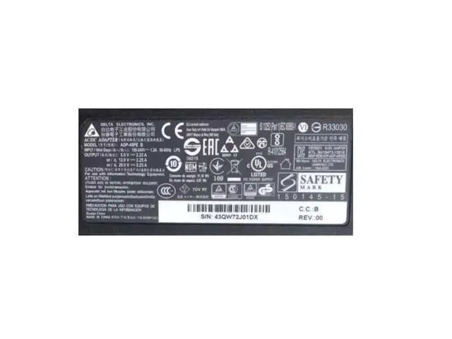 Alt view image 2 of 2 - 5V 2.25A 12V 2.25A 20V 2.25A 45W TYPE-C USB-C AC Adapter For Delta ADP-45PE B Laptop Power Supply Charger