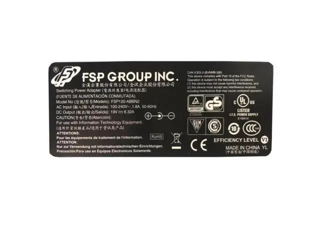 Alt view image 2 of 2 - 19V 6.32A 120W FSP FSP120-ABBN2 FSP120-REBN2 Switching Power Adapter For INTEL NUC6I7KYK Laptop Power Supply Charger