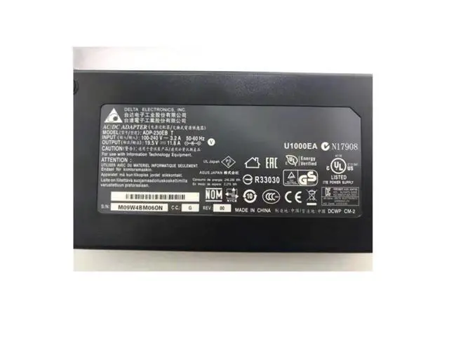 Alt view image 2 of 2 - Delta ADP-230EB T 19.5V 11.8A 230W 5.5x2.5mm AC Power Supply Adapter For MSI 1762 GT70 16F4 16F3 Gaming Laptop Charger
