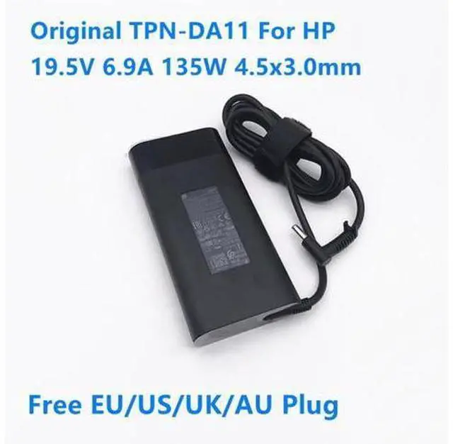 Main image of 19.5V 6.9A 135W TPN-DA11 TPN-CA13 L15534-001 AC Adapter for HP Spectre 15-df0000 x360 Pavilion Gaming 15 Laptop Charger
