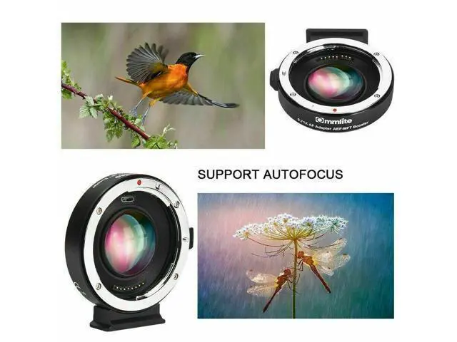 Alt view image 4 of 4 - Commlite Auto Focus Lens Adapter 0.71X Canon EF To Micro Four Thids M4/3 Olympus