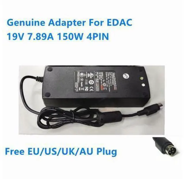 Main image of 19V 7.89A 150W 4PIN EA11353D-190 AC Power Adapter For EDAC Laptop Power Supply Charger