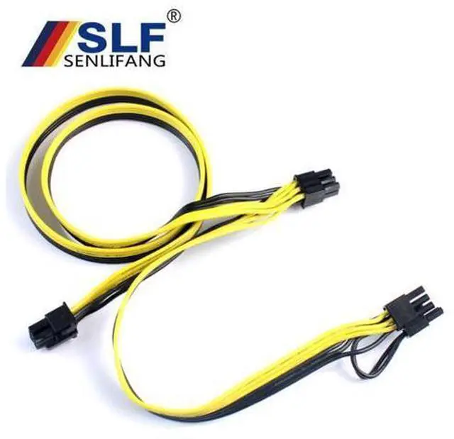 Main image of Cable divisor interno Express para minero de cinta, 10 Uds., Modular, PSU, fuente de alimentación, PCI e Molex, 6 pines PCI-e a 2, 8 pines, 6 + 2 pines, PCI