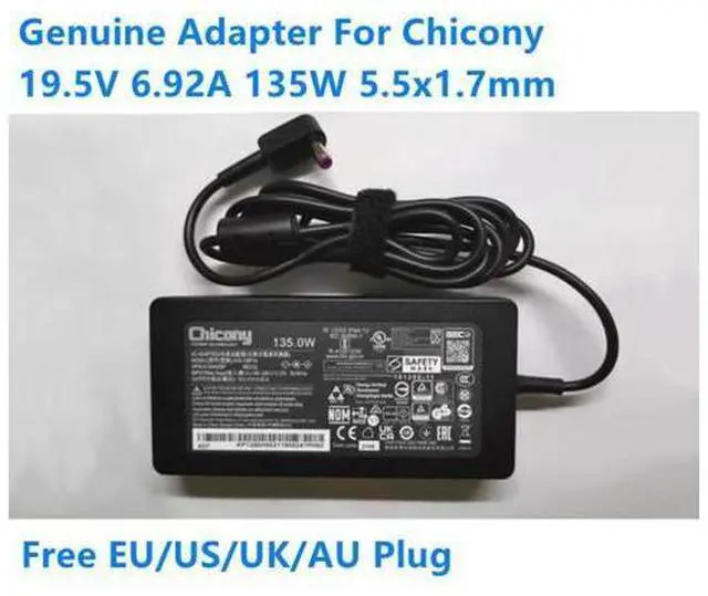 Main image of Chicony A18-135P1A 19.5V 6.92A 135W AC Adapter For ACER NITRO 5 AN515 ASPIRE7 SERIES Laptop Power Supply Charger