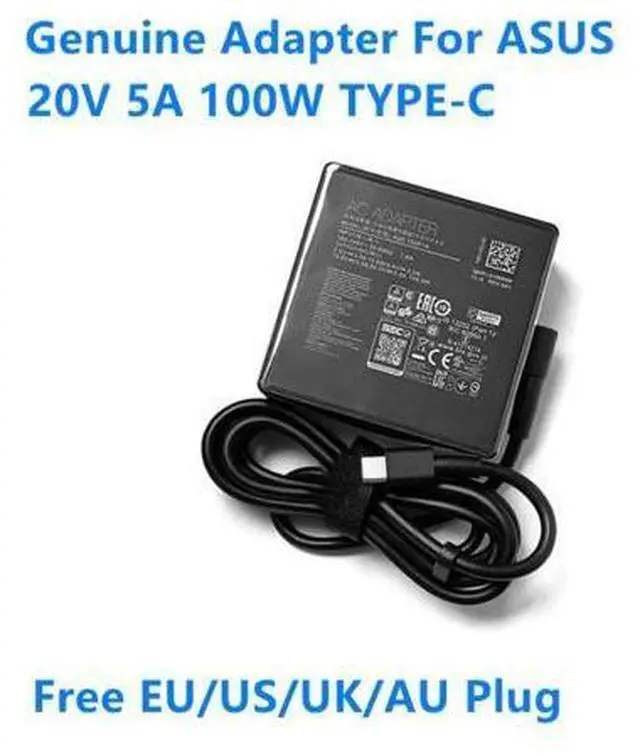 Main image of 20V 5A 100W Type-C A20-100P1A Power Supply AC Adapter For ASUS ROG USB Laptop Charger