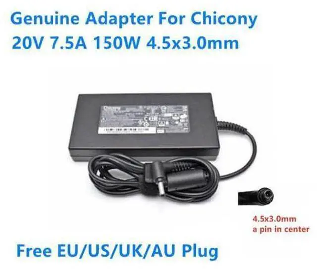 Main image of Chicony A18-150P1A 20V 7.5A 150W 4.5x3.0mm A150A039P Power Supply AC Adapter For MSI GF76 Laptop Charger