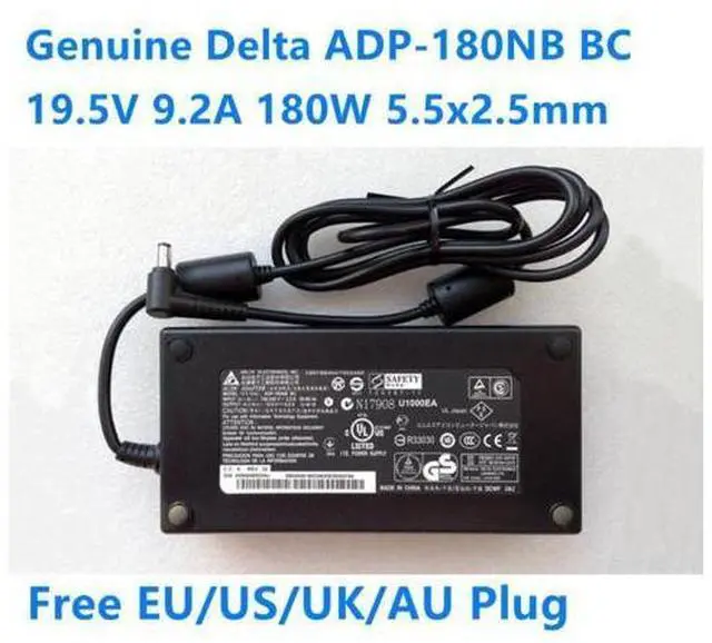 Main image of Delta ADP-180NB BC 180W 19.5V 9.2A 5.5x2.5mm Laptop Adapter Charger For MSI GT60 GX60 GT70 GX70 Series Power Supply