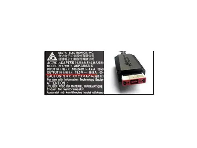 Alt view image 2 of 2 - 19.5V 16.9A 330W DELTA ADP-330AB D AC Adapter For ASUS ROG STRIX GL702VI-BA036T G703VI G701VI GX800VH Laptop Charger