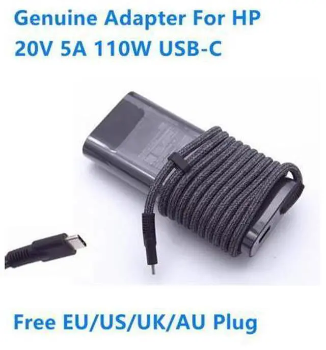 Main image of 20V 5A 5V 2A 110W TYPE-C USB-C TPN-CA24 Power Supply AC Adapter For HP Laptop Charger