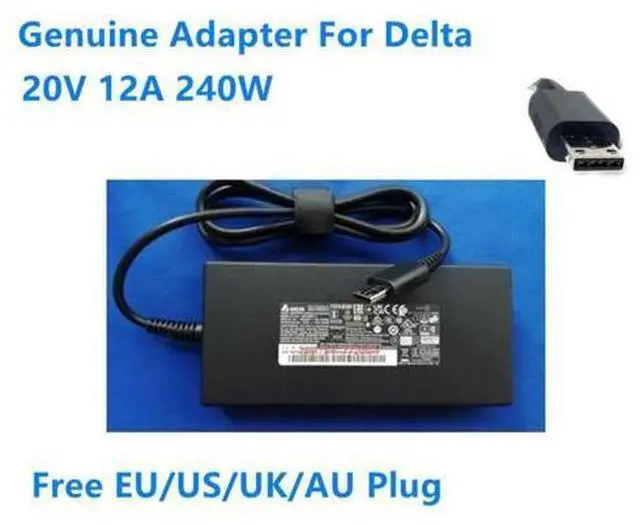 Main image of 20V 12A 240W Delta ADP-240EB D Power Supply AC Adapter For MSI GE76 GE66 Gaming Laptop Charger