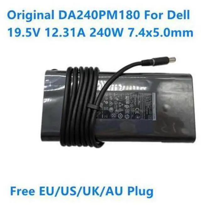 Main image of DA240PM180 240W 19.5V 12.31A 0RYJJ9 LA240PM180 AC Power Adapter For DELL ALIENWARE M17X M18 M6500 Gaming Laptop Charger