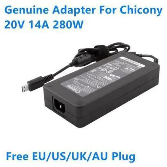 Main image of 20V 14A 280W Chicony A18-280P1A AC Power Adapter For MSI GE66 GE76 GP76 ADP-280BB B A17-230P1B Gaming Laptop Charger