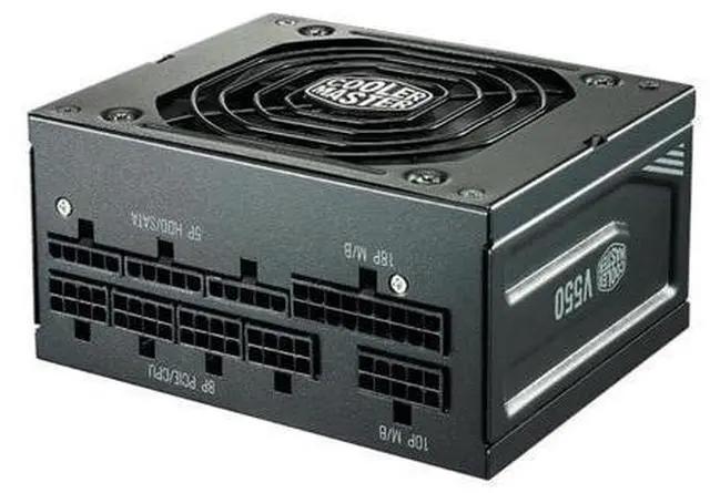 Alt view image 6 of 6 - PSU For Cooler Master Full Modular 80plus Gold SFX ITX 550W Power Supply V550