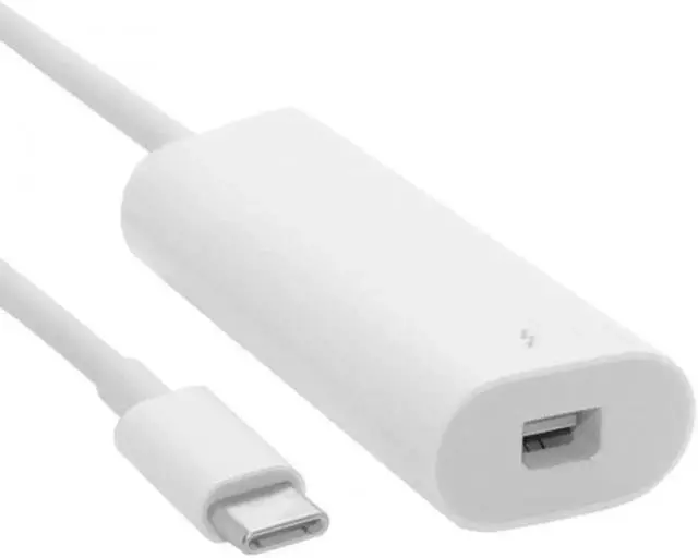 Alt view image 4 of 7 - Aomoproing 40Gbps USB-C Thunderbolt 3 USB4 Port to Thunderbolt 2 Adapter for 2016 Macbook Pro Display MC914 & Hard Disk TB-026