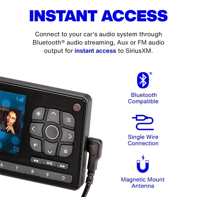 Alt view image 5 of 7 - RoadyBT (Bluetooth) Vehicle Satellite Radio - Enjoy Through Your Existing Car Stereo via Bluetooth (RoadyBT SXVRBT1)