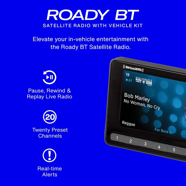 Alt view image 6 of 7 - RoadyBT (Bluetooth) Vehicle Satellite Radio - Enjoy Through Your Existing Car Stereo via Bluetooth (RoadyBT SXVRBT1)