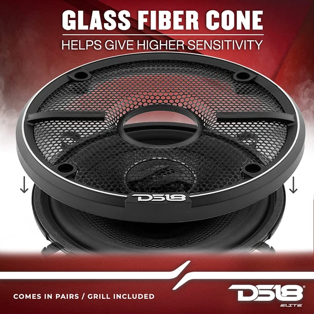 Alt view image 3 of 7 - ZXI-5254 5.25" Car Audio Coaxial Speaker with Built in Neodymium Tweeter and Kevlar Cone 2 Way 180 Watts Max 4 Ohm (2 Speakers),Black