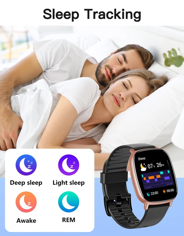 Alt view image 6 of 7 - Smart Watch for Men Women with GPS Built-in Answer/Make Call BK/GD 1.95" HD, for iPhone/Android Phones, Fitness Tracker Heart Rate/Sleep Monitor, Step/Calories Counter 100+ Sport, Waterproof