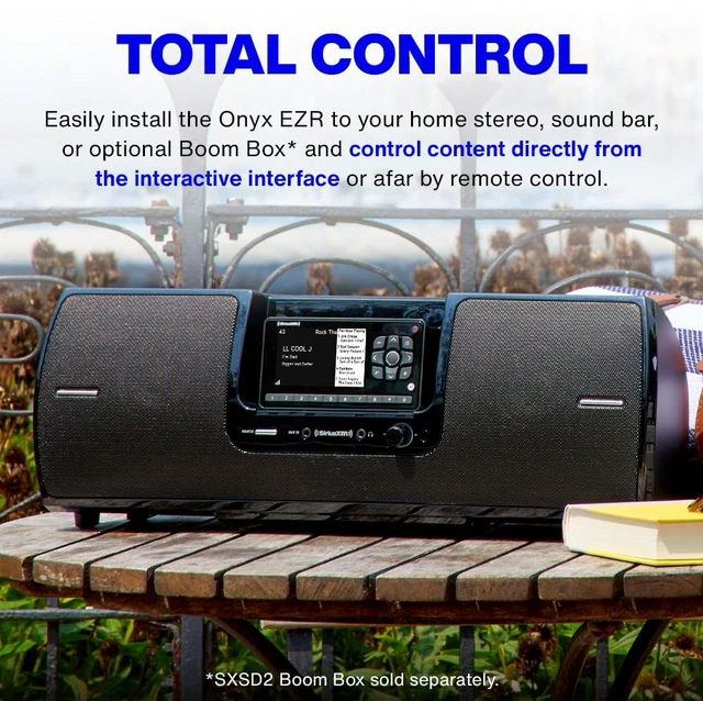 Alt view image 7 of 7 - Onyx EZR Satellite Radio with Home Kit (SXEZR1H1)
