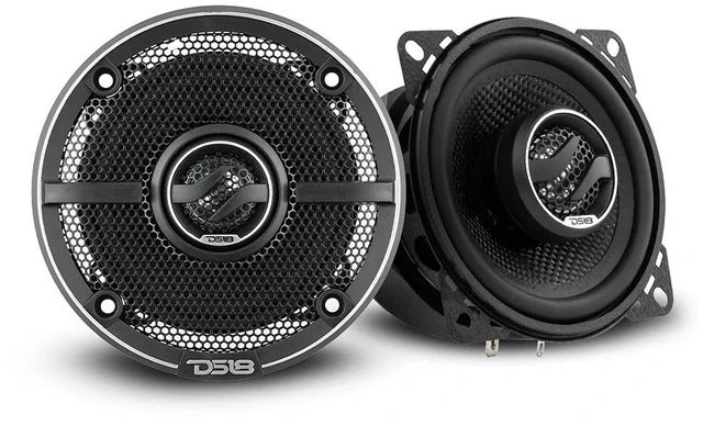Main image of ZXI-44 4" Car Audio Coaxial Speaker with Built in Neodymium Tweeter and Kevlar Cone 2 Way 150 Watts Max 4 Ohm (2 Speakers),Black