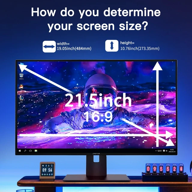 Alt view image 3 of 7 - 2Pack Magnetic Hanging Computer Privacy Screen 21.5'' for 16:9 Aspect Ratio Removable Protector Film; Anti Glare/Blue Light; Anti-Scratch 21.5 in Computer Privacy Shield Suitable for Daily Activities