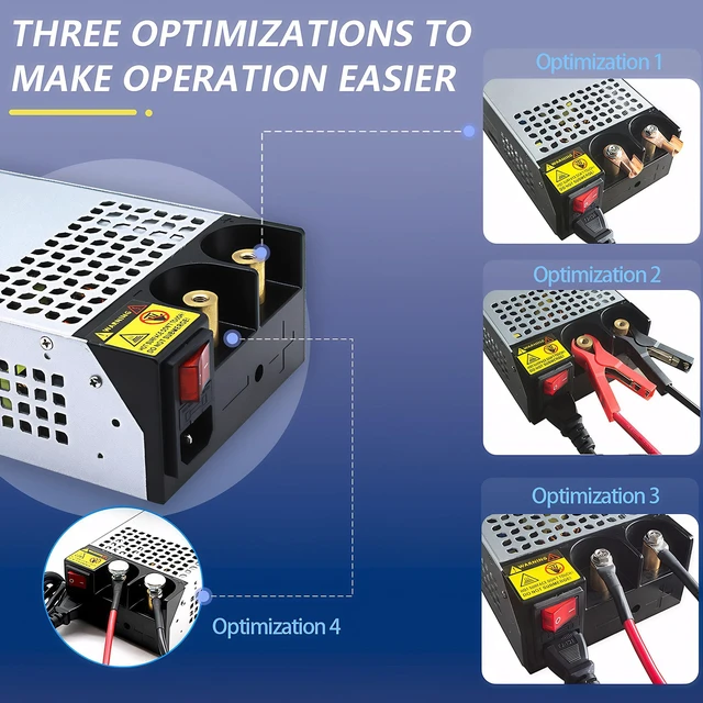 Alt view image 3 of 7 - 110V AC to DC 24V Converter 120V to 24V 42A 1000W Power Supply 42A 1000W Switching Power Supply for LED Strip Motor Pump CCTV Camera System Car Stereo 3D Printer