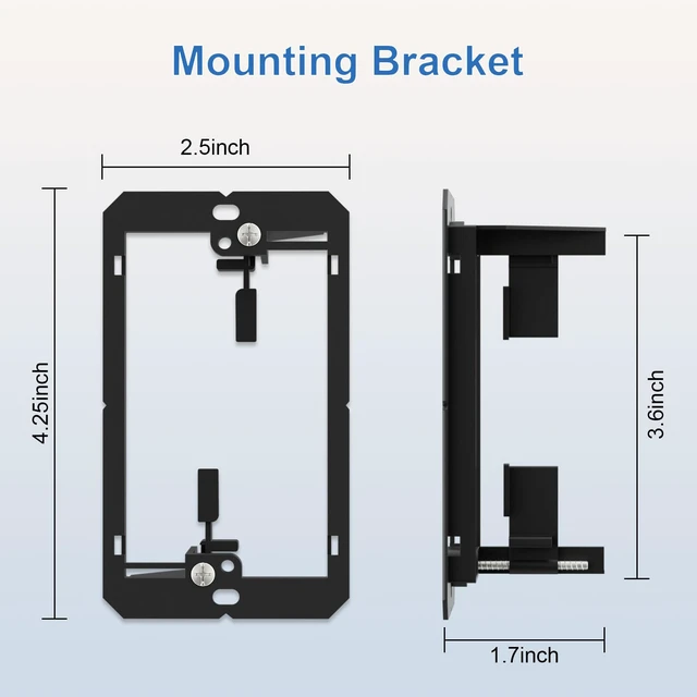 Alt view image 3 of 7 - 10-Pack Shielded Cat7 Ethernet Wall Plate, 2-Port Keystone 10Gbit/s, 2-Port Keystone Wall Plate with Bracket + Cat7 Shielded RJ45 Coupler, Female to Female RJ45 Cat7 Wall Plate, PoE
