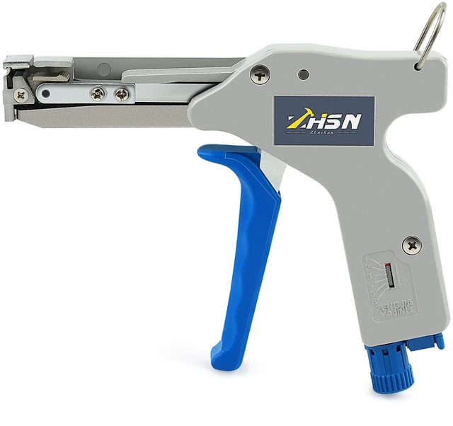 Main image of Cable Tie Gun Tool Durable, Low-Effort Design with Adjustable Tension, Fast & Easy Zip Tie Cutter for Nylon Cable Ties