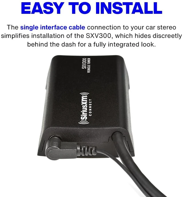 Alt view image 6 of 7 - SXV300V1 Satellite Radio Vehicle Tuner, Add to Any -Ready Car Stereo (SXV300V1)