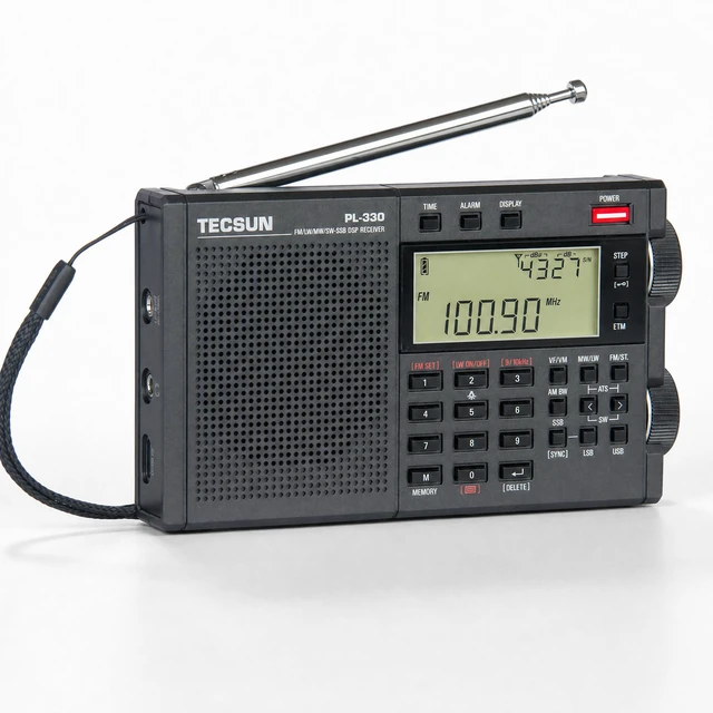 Alt view image 2 of 7 - Digital PL330 AM/FM/LW/SW Worldband Radio with Single Side Band Receiver