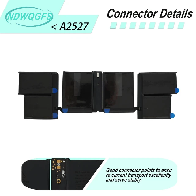 Alt view image 3 of 7 - A2527 A2485 Laptop Battery Compatible with MacBook Pro 16 inch A2485 (Late 2021) 99.6Wh 11.45V Li-Polymer EMC 3651