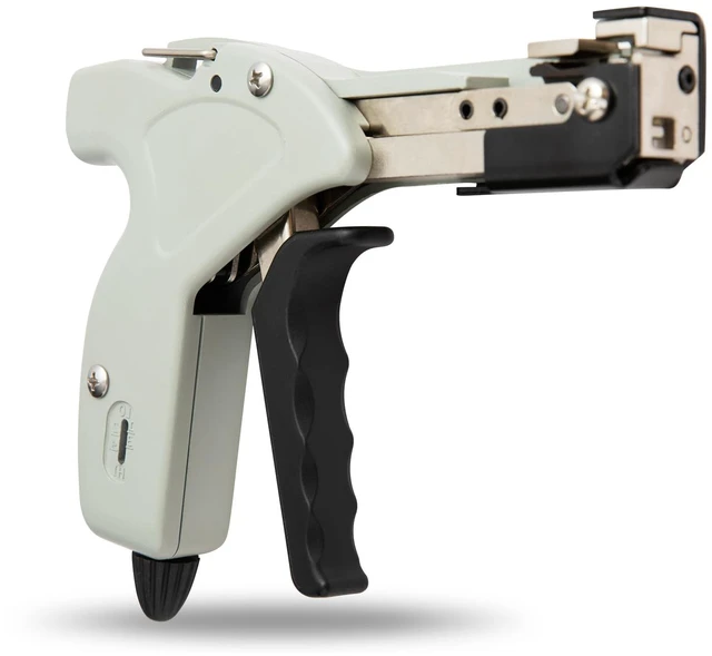 Main image of Metal Zip Tie Cutter, Stainless Steel Cable Tie Gun with Adjustable Tension & Automatic Cutter for Stainless Steel Tie Wrap with Free Zip Tie Release Tool, Single-Hand Operated