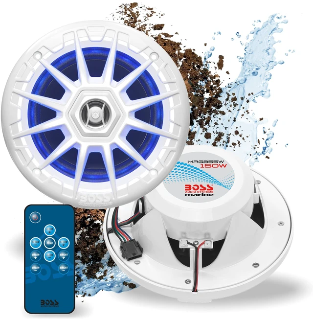 Main image of MRGB55W 5.25 Inch 2 Way Full Range 150 W Boat Speakers