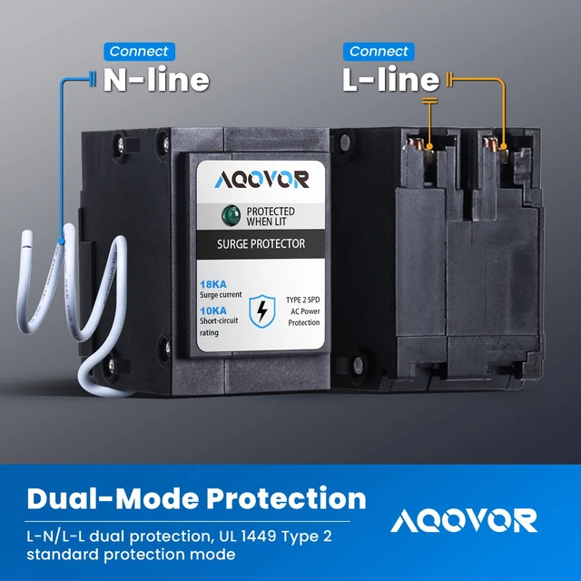 Alt view image 7 of 7 - Type BR Whole-Panel Circuit Breaker Surge Protective Device (3-Pack)