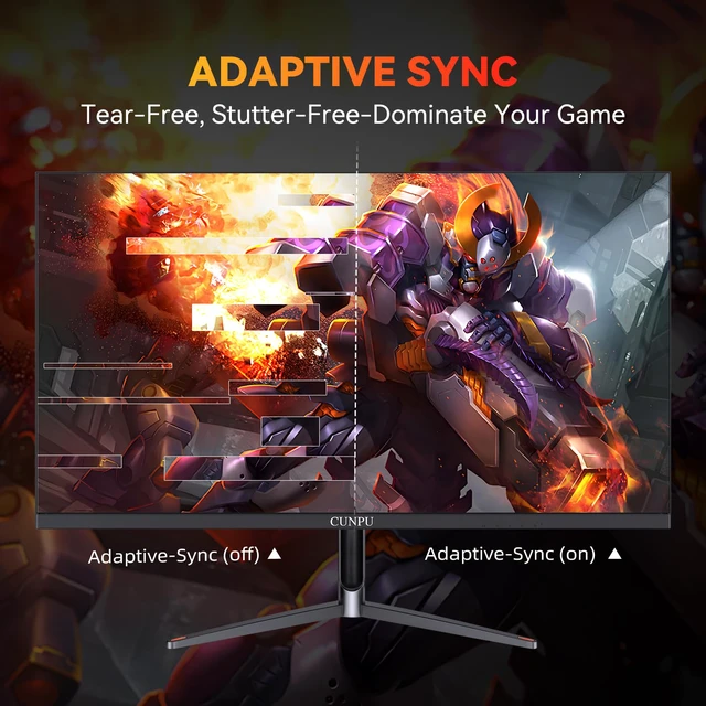 Alt view image 6 of 7 - 24 Inch 240Hz Gaming Monitor, 1080p FHD, Fast VA Panel, 1ms Adaptive Sync, Ultra Slim Frame, 16.7M Colors, sRGB 100%, HDMI 2.1 & DP 1.4, VESA, Eye Care, for PS5, Xbox, Gaming Computer Monitor