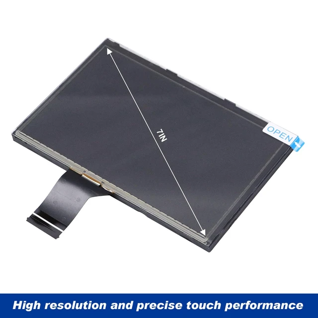 Alt view image 5 of 6 - 7" Uconnect Touch Screen Compatible with 2017-2020 Jeep Compass LCD Monitor Replace # TDO-WXGA0700K00033-V2 TDO-WXGA0700K00057-V1, Radio Navigation