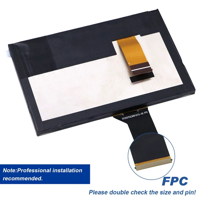 Alt view image 6 of 6 - 7" Uconnect Touch Screen Compatible with 2017-2020 Jeep Compass LCD Monitor Replace # TDO-WXGA0700K00033-V2 TDO-WXGA0700K00057-V1, Radio Navigation