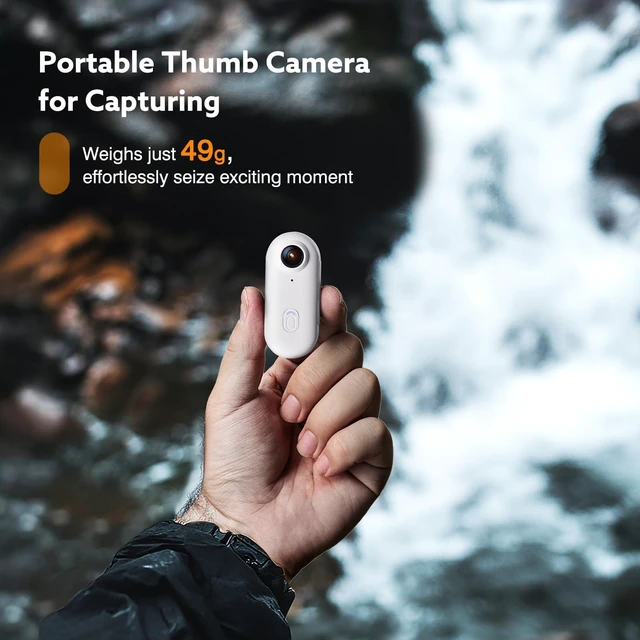 Alt view image 3 of 7 - Z10 4K Action Camera, 128GB Wearable Sports Camera with Waterproof Case, Magnetic Clip, Small Body Cam for Cycling, Diving, Travel No WiFi No Bluetooth