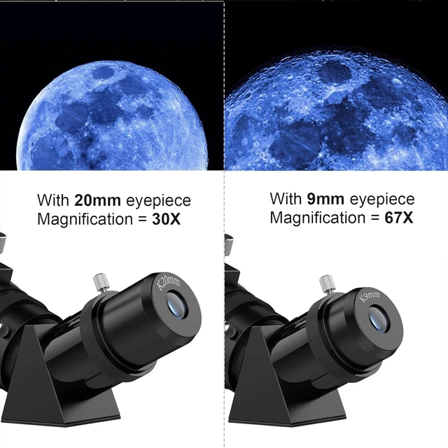 Alt view image 4 of 7 - Telescopes for Adults Astronomy, 80mm Aperture 600mm Refractor Telescope for Kids & Beginners, Compact and Portable Travel Telescopio with Backpack