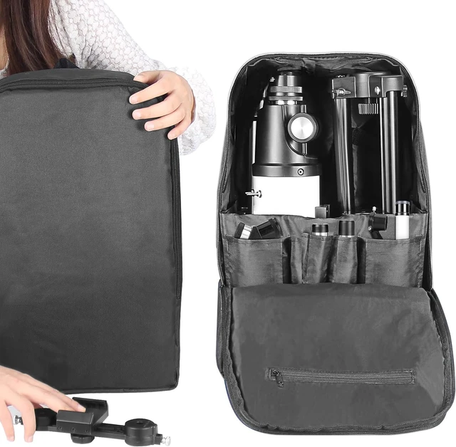 Alt view image 5 of 7 - Telescopes for Adults Astronomy, 80mm Aperture 600mm Refractor Telescope for Kids & Beginners, Compact and Portable Travel Telescopio with Backpack