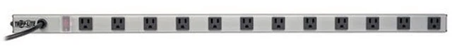 Main image of Eaton Series PS3612RA 12 Right-Angle Outlet Long Power Strip for Dorm Room Workbench Shop and Garage, Industrial Heavy Duty Metal, 15ft Extension Cord, 3ft Length, Mountable/Wall Mount