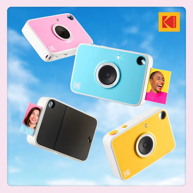 Alt view image 6 of 7 - Printomatic+ Instant Print Digital Camera (Pink) 10MP Portable Camera with Interactive RGB LED Status Indicator, Prints Full-Color Photos on Zink 2x3 Sticky-Backed Photo Paper - Easy & Fun