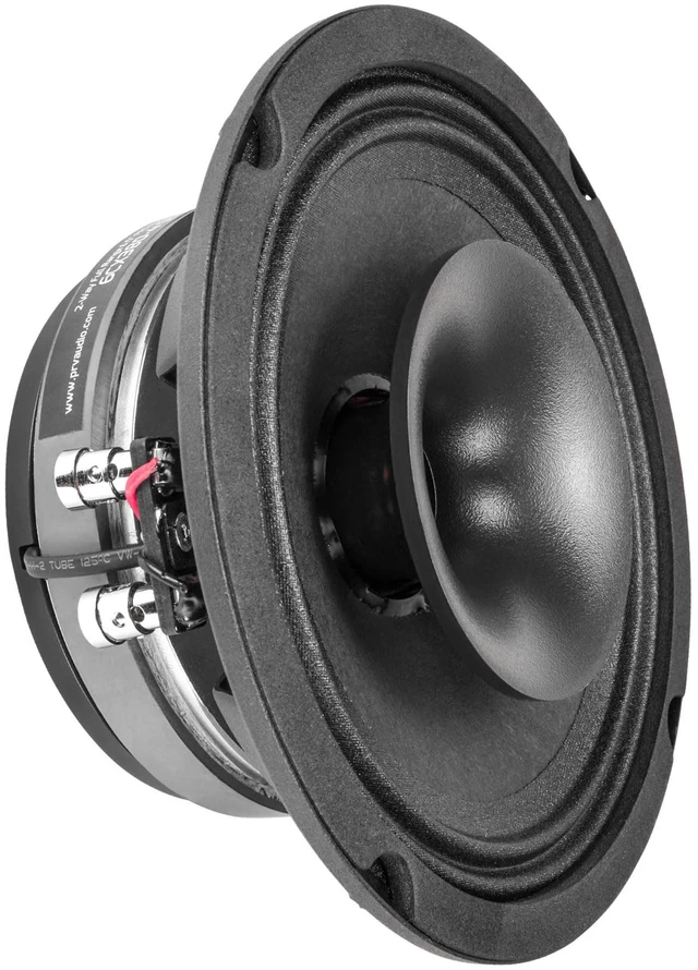 Main image of 6.5" Shallow Coaxial Car Audio Speaker 6CX380-4 Slim Loudspeaker with Built-in Tweeter Driver and Grill Included 380 Watts 4 Ohm (Single)