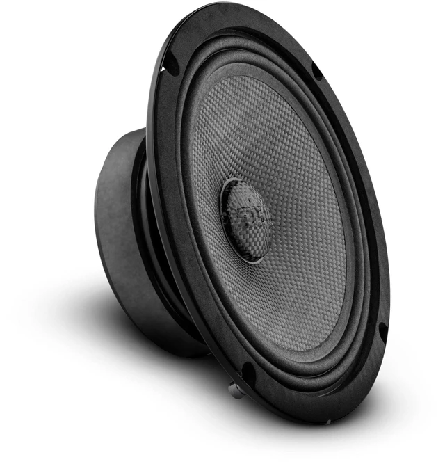 Main image of PRO-CF8.4SL 8" Shallow Carbon Fiber Water Resistant Cone Mid-Bass Loudspeaker 275 Watts Rms 4-Ohm - Great Speaker for Motorcycles and Powersports