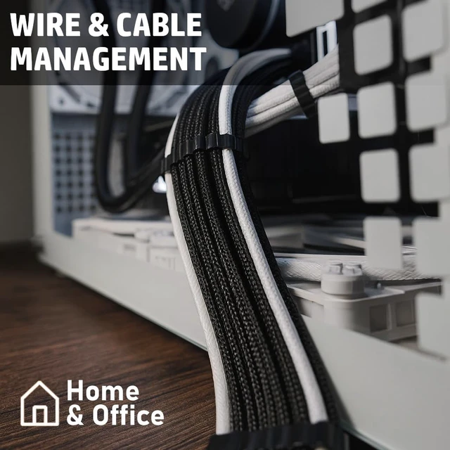 Alt view image 5 of 7 - Braided Split-Sleeve Wire Loom for High-Temperature Automotive Harness and Home Cable Management 25 feet (1")