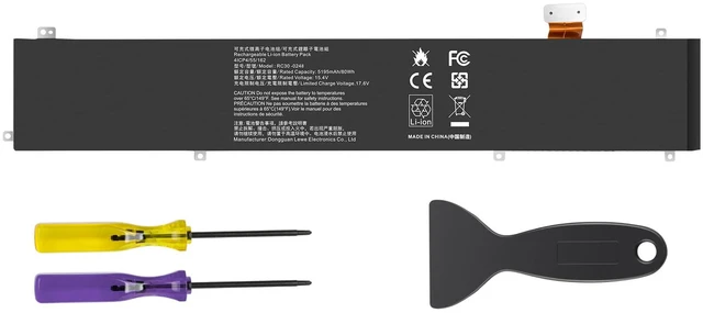 Main image of RC30-0248 Laptop Battery Replacement for Razer Blade 15 2018 Advanced RZ09-02386E92 RZ09-02385 RZ09-02386 RZ09-02886 RZ09-02887 RZ09-02888 RZ09-0301 RZ09-0313 Series 4ICP4/55/162 (15.4V 80Wh)