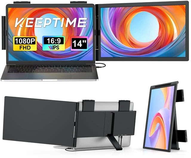 Main image of Laptop Screen Extender, 14" 1080P IPS Laptop Monitor Extender for 14"-16" Laptops, with USB-C/HDMI Port, Plug and Play Portable Monitor for Windows/Mac/Android/Switch/PS5