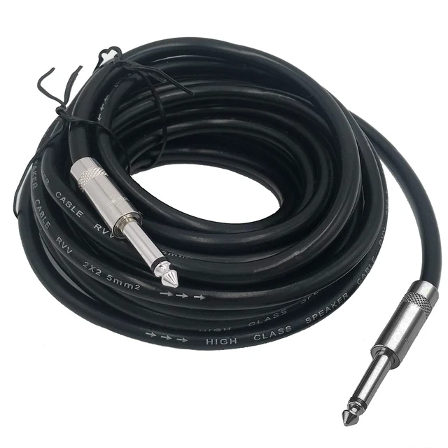 Alt view image 6 of 7 - 2 Pack 1/4" TS to TS Speaker Cable 100 Feet 12AWG 2 Conductor Heavy Duty